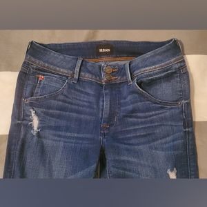 Hudson Collin Flap Pocket Distressed Skinny Jean